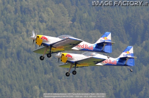 2011-07-01 Zeltweg Airpower 1257 Flying Bulls Aerobatics Team - Zlin Z-50LX